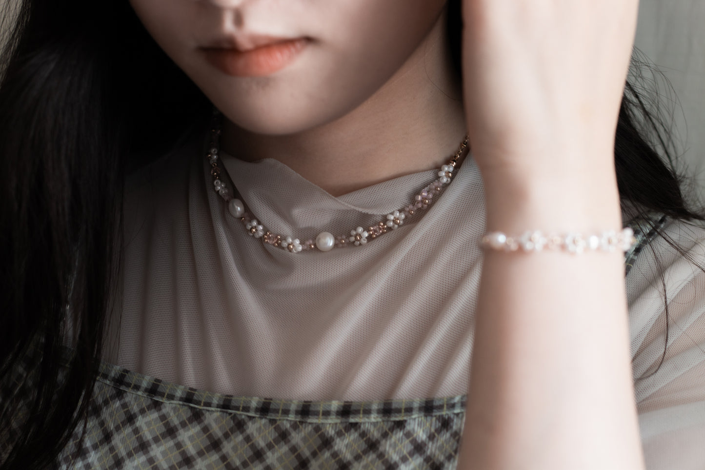 荳蔻年華|手鏈|香檳粉