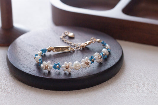 荳蔻年華｜手鏈｜海藍