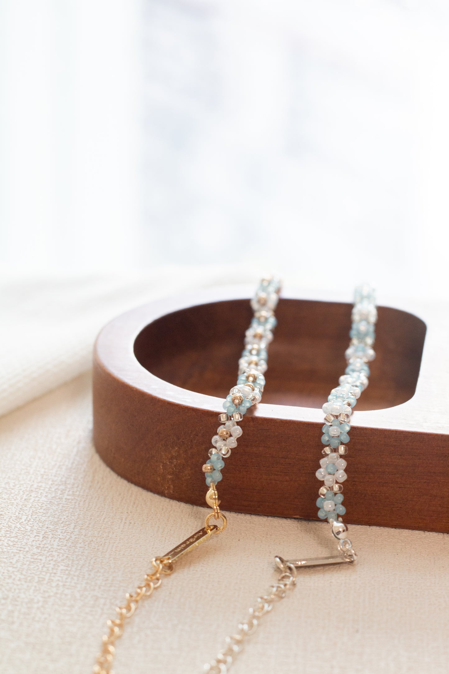 夢幻花園｜手鏈｜淺藍