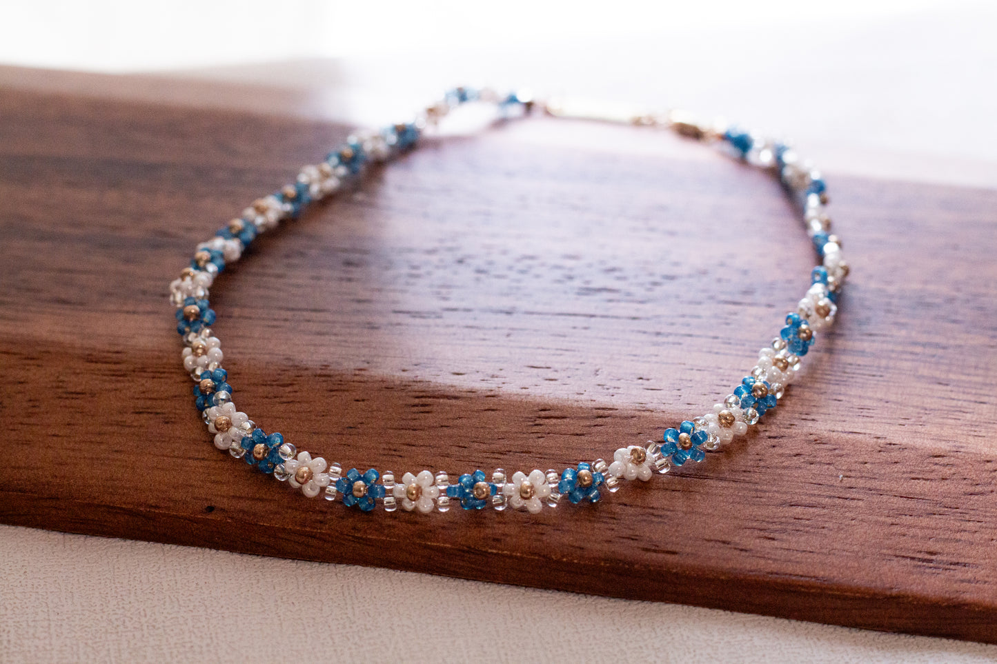 夢幻花園｜頸鏈｜海藍