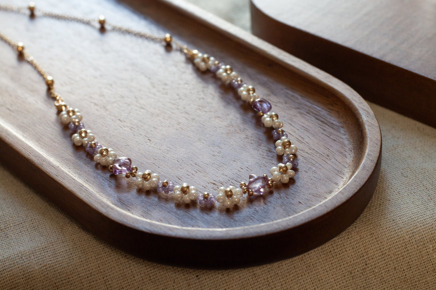 星光花語｜頸鏈｜薰衣草紫