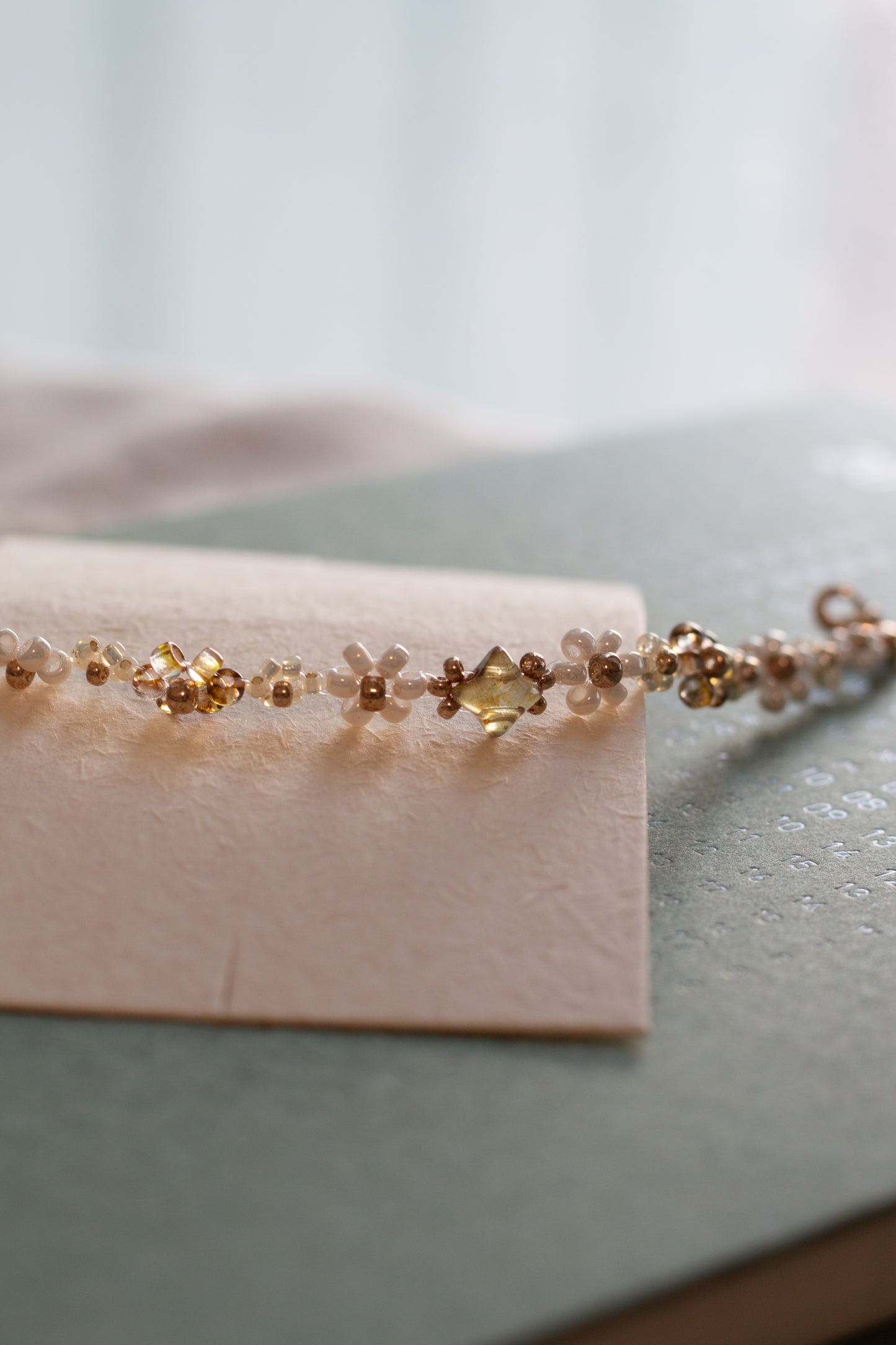 Starlight Floral Whisper｜Bracelet｜Amber